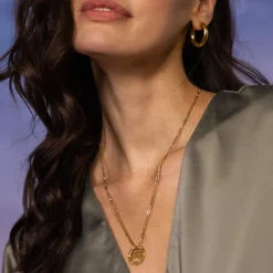 Aquarius Zodiac Symbol Necklace