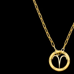 Aries Zodiac Symbol Necklace