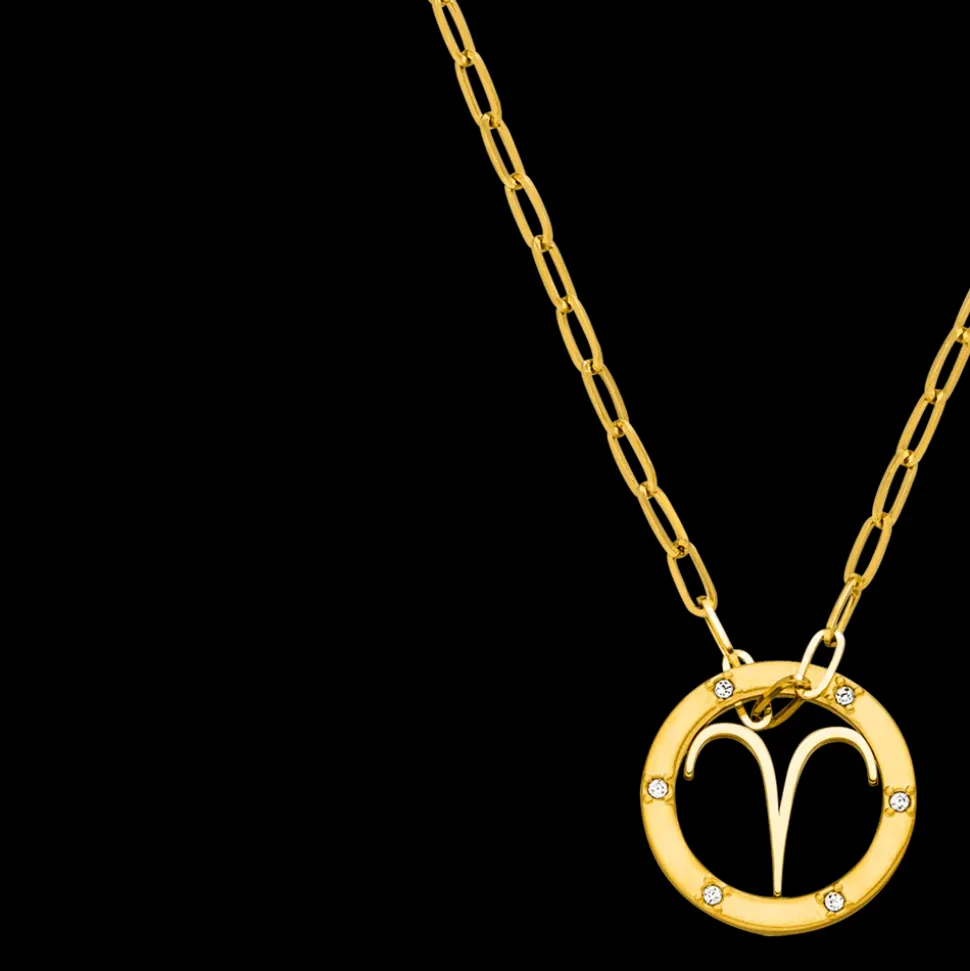 Aries Zodiac Symbol Necklace