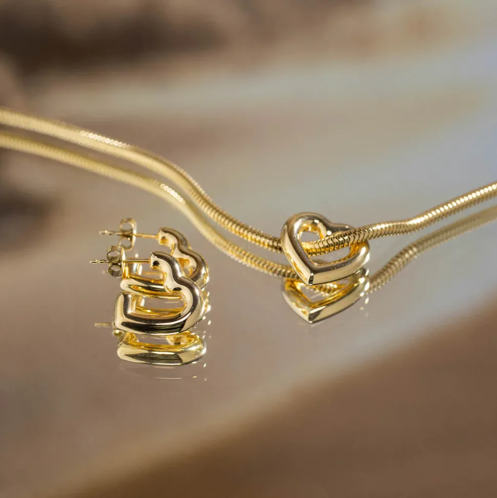 Bold Heart Earrings