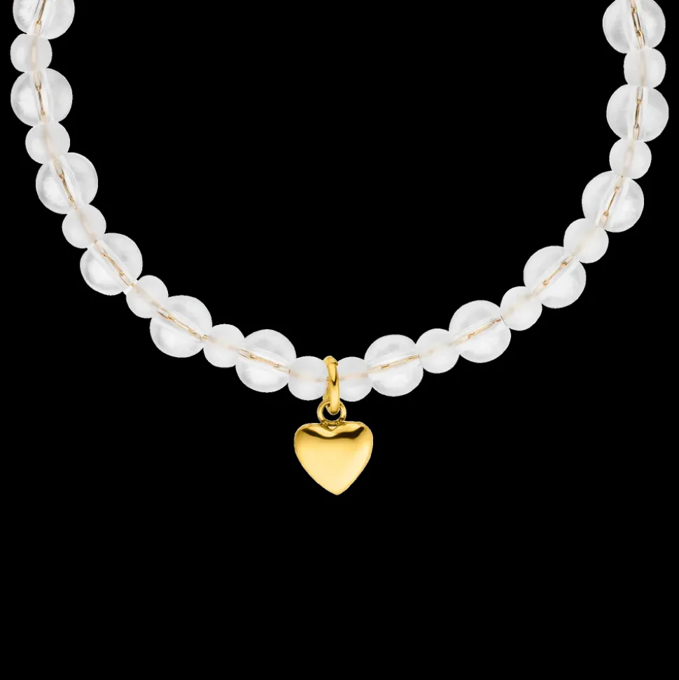 Bracelet White Heart