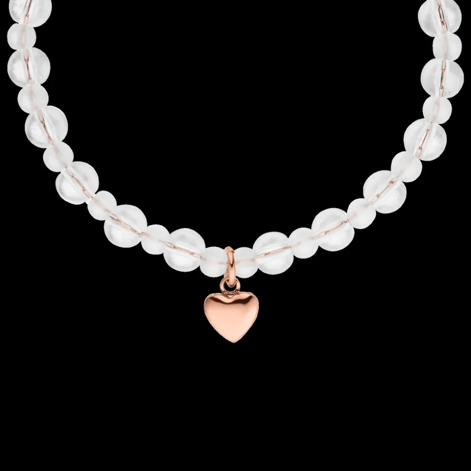 Bracelet White Heart