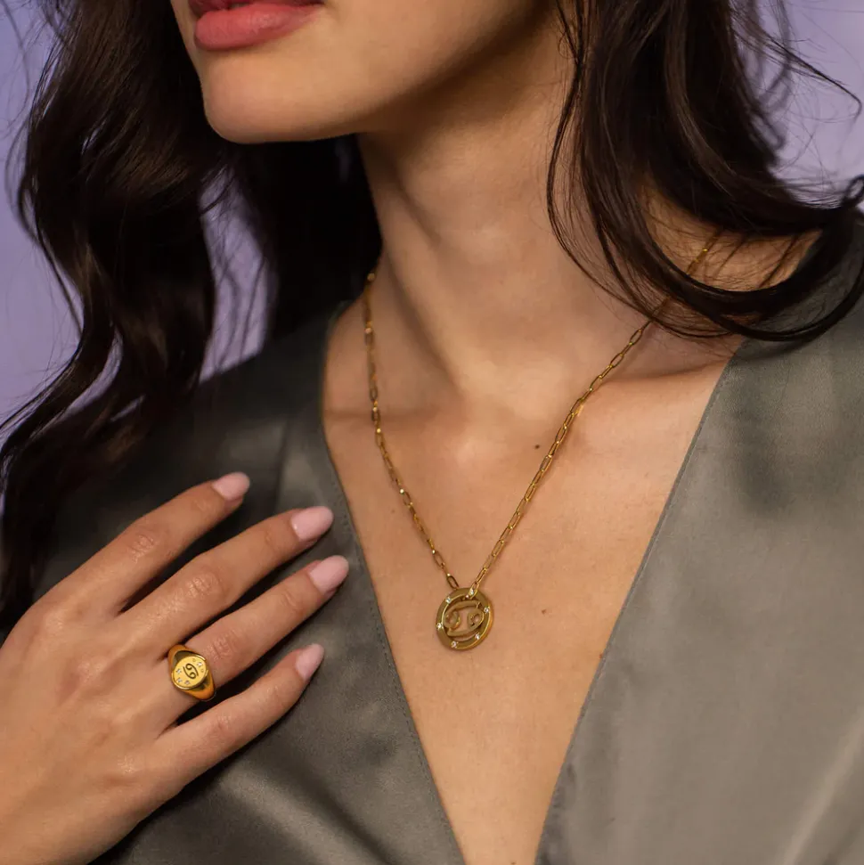 Cancer Zodiac Ring