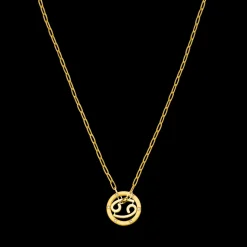Cancer Zodiac Symbol Necklace