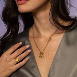 Cancer Zodiac Symbol Necklace