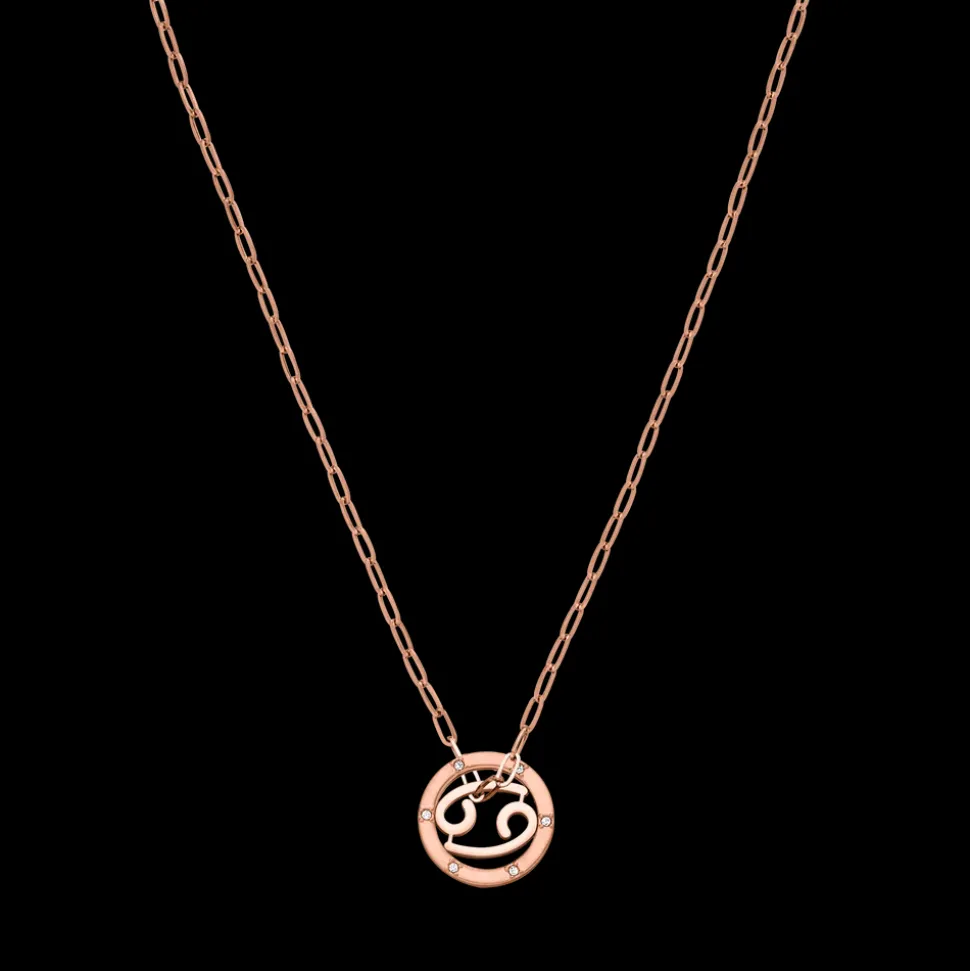 Cancer Zodiac Symbol Necklace