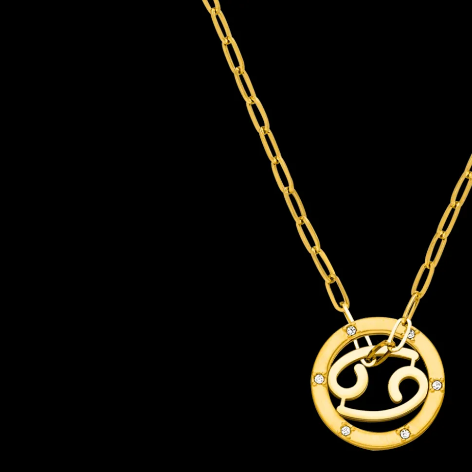 Cancer Zodiac Symbol Necklace
