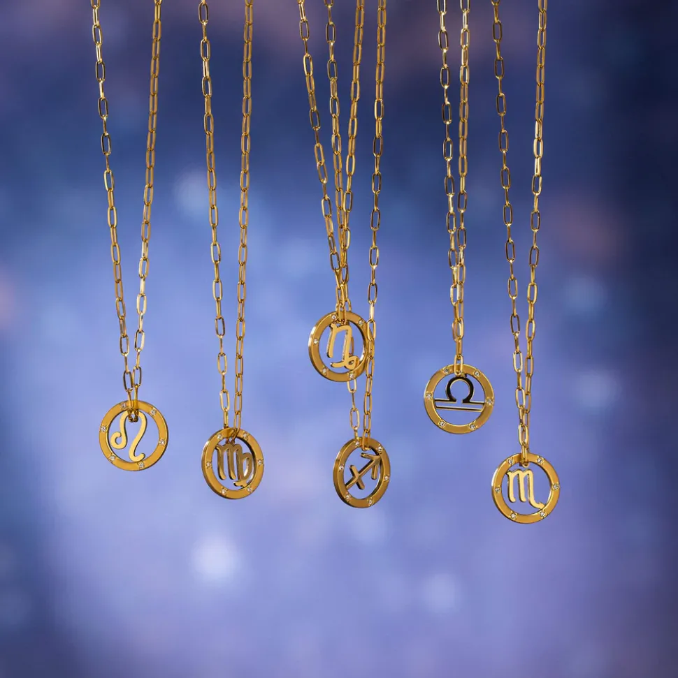 Capricorn Zodiac Symbol Necklace