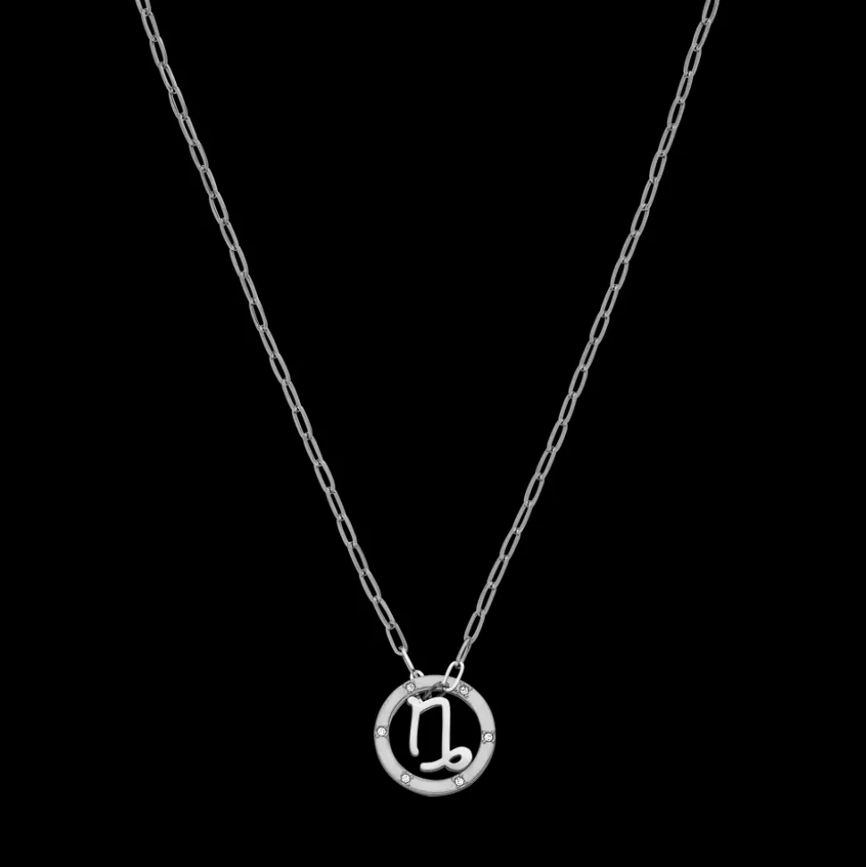 Capricorn Zodiac Symbol Necklace