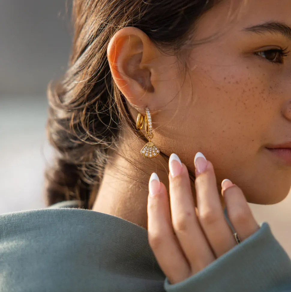 Double Glitter Earrings