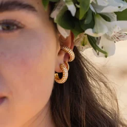 Earrings Big Glitter