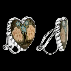 Earrings Flower Heart