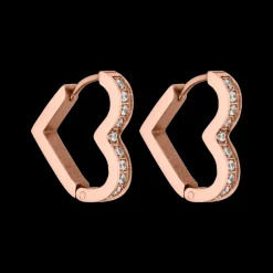 Earrings Glitter Heart