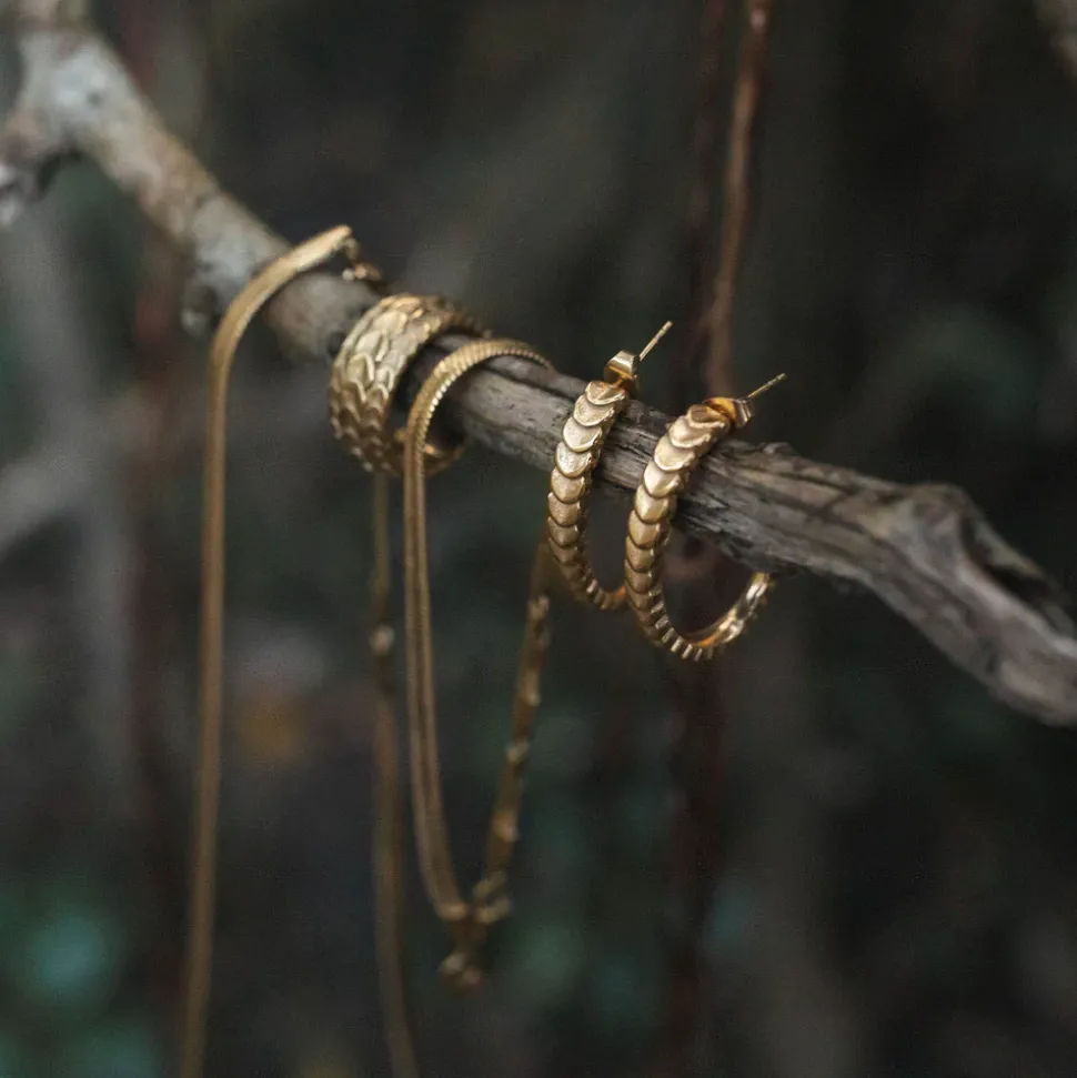 Earrings Pangolin