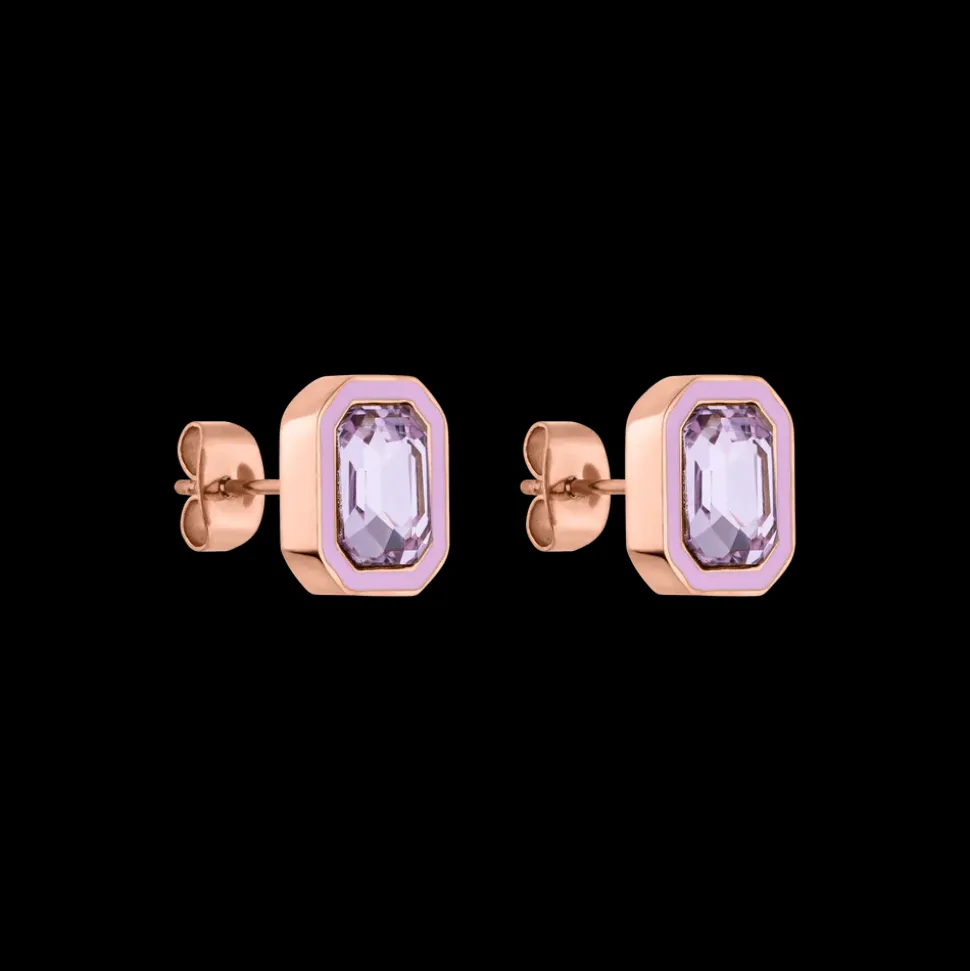 Earrings Purple Power
