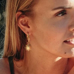 Earrings Sun