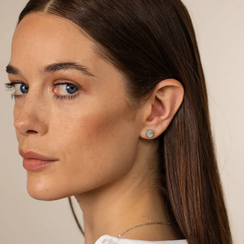 Earrings White Gloss