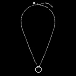 Gemini Zodiac Symbol Necklace