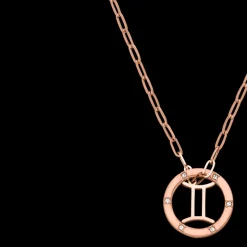 Gemini Zodiac Symbol Necklace