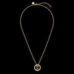 Gemini Zodiac Symbol Necklace