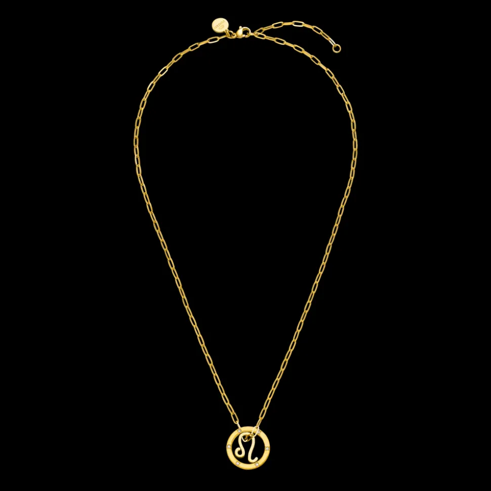 Leo Zodiac Symbol Necklace