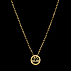 Libra Zodiac Symbol Necklace