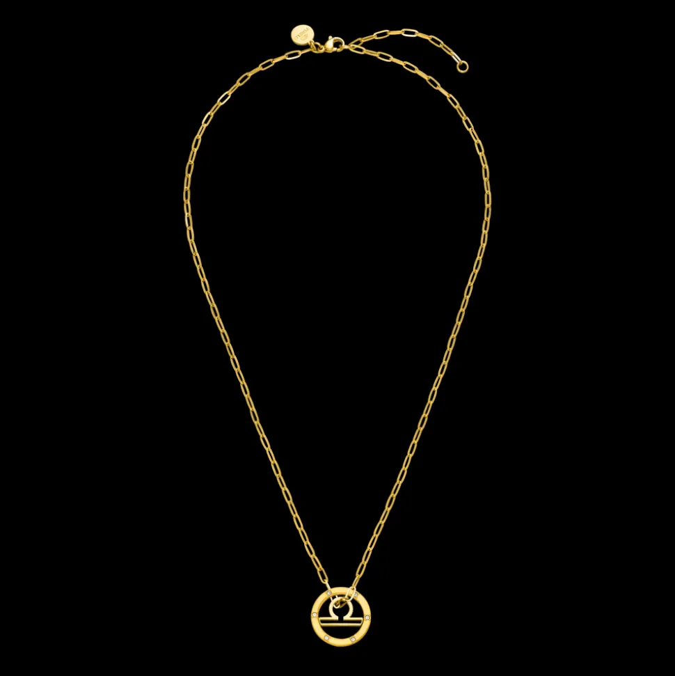 Libra Zodiac Symbol Necklace