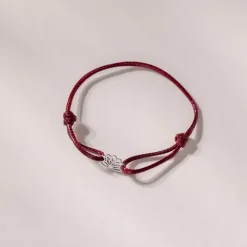 Lotus Charm Armband Silber