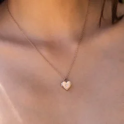 Necklace Heartbeat Medallion