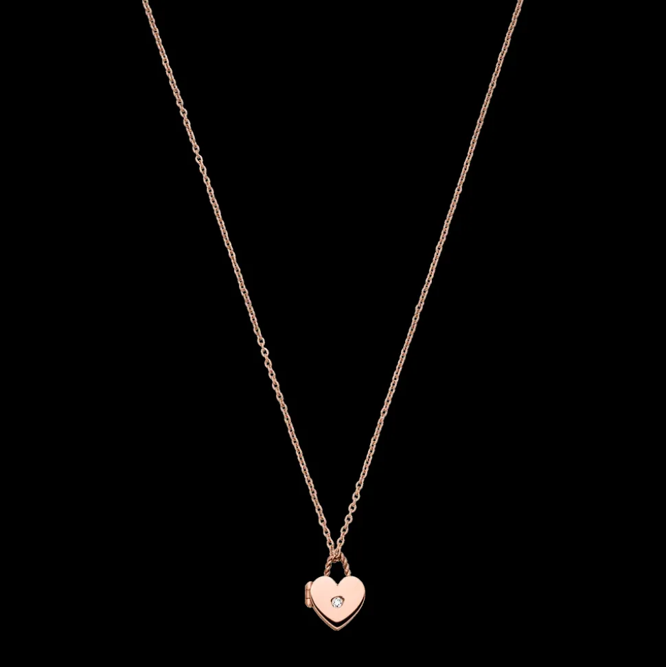 Necklace Heartbeat Medallion
