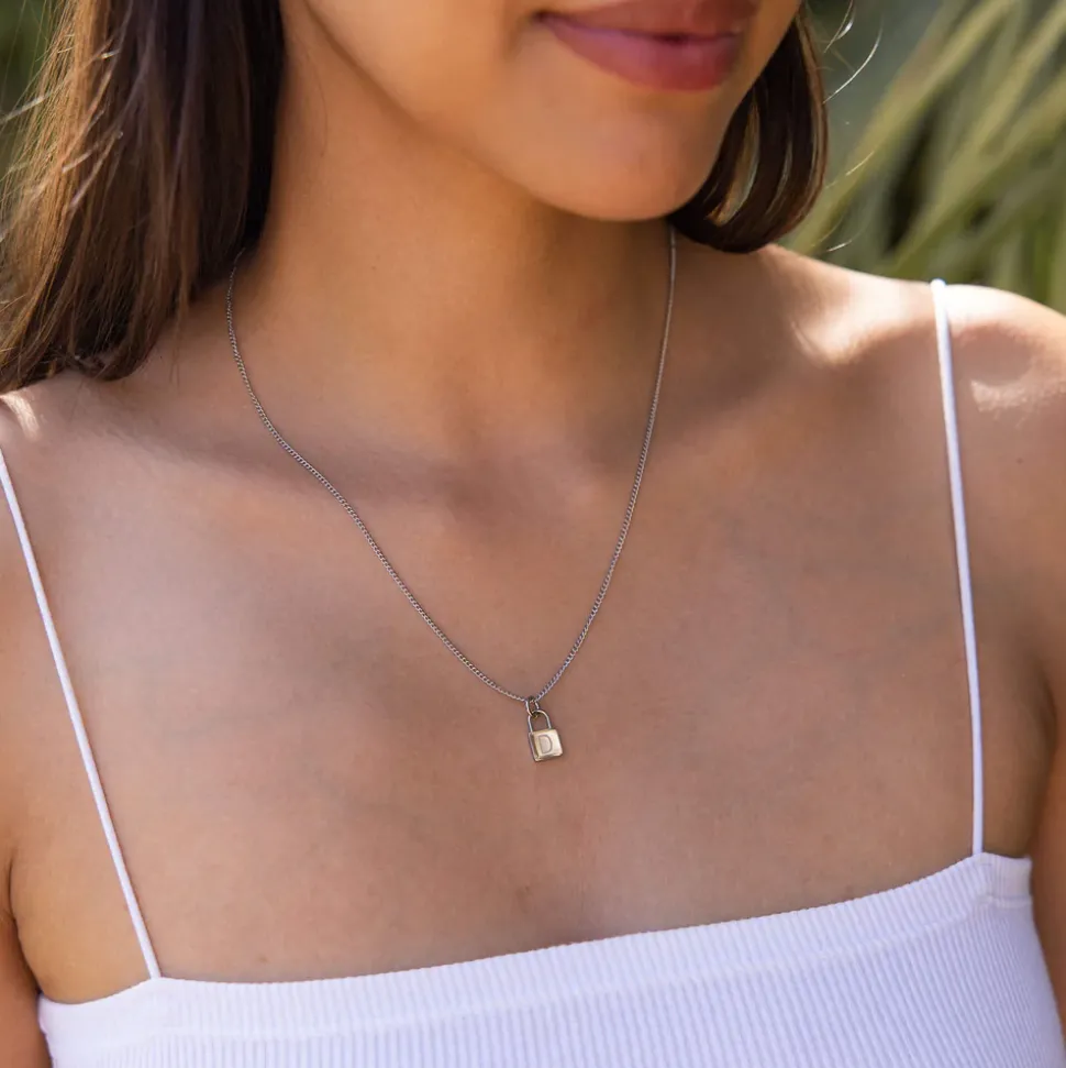 Necklace Padlock Charm