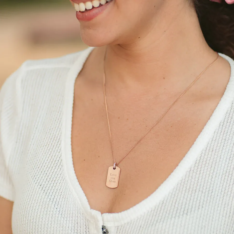 Necklace Plate Charm