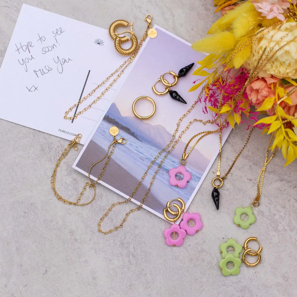 Necklace Rosy Flower
