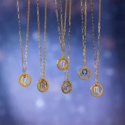 Scorpio Zodiac Symbol Necklace