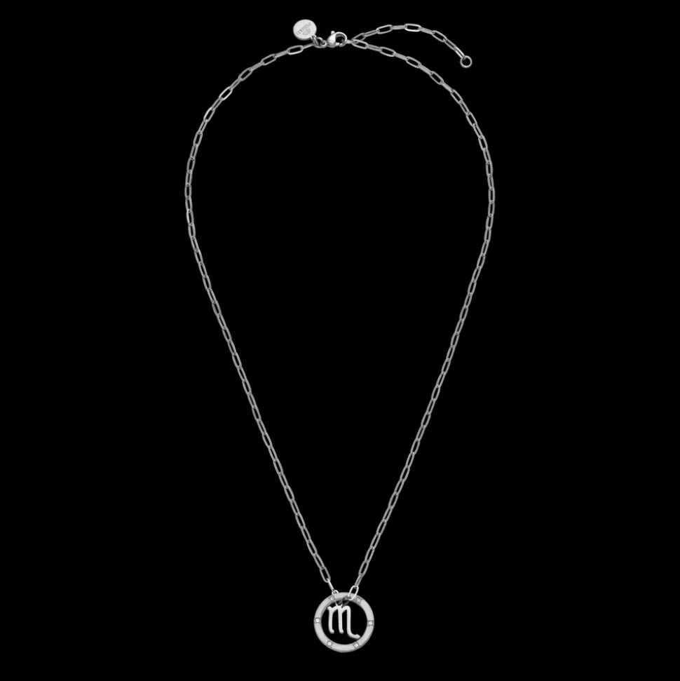 Scorpio Zodiac Symbol Necklace