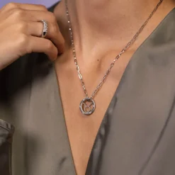 Taurus Zodiac Symbol Necklace