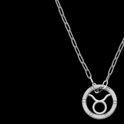 Taurus Zodiac Symbol Necklace