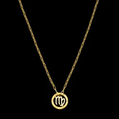 Virgo Zodiac Symbol Necklace