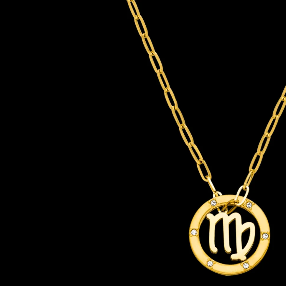 Virgo Zodiac Symbol Necklace