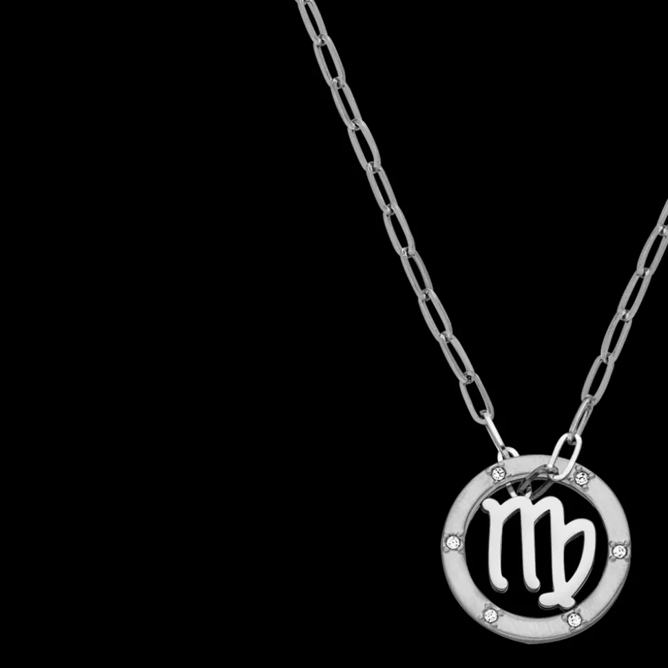 Virgo Zodiac Symbol Necklace